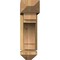 Ekena Millwork Merced Arts and Crafts Rough Sawn Bracket w/ Offset Brace, Western Red Cedar, 6"W x 20"D x 20"H BKT0604X20X20MRC03RWR - alternate 2